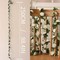 8pcs 65.6Ft Flower Garland, Fake Rose Vine Artificial Flowers Hanging Rose Ivy Garland for Room Wall Decor Hanging Baskets Wedding Arch Garden Background Decor (White-8PCS)